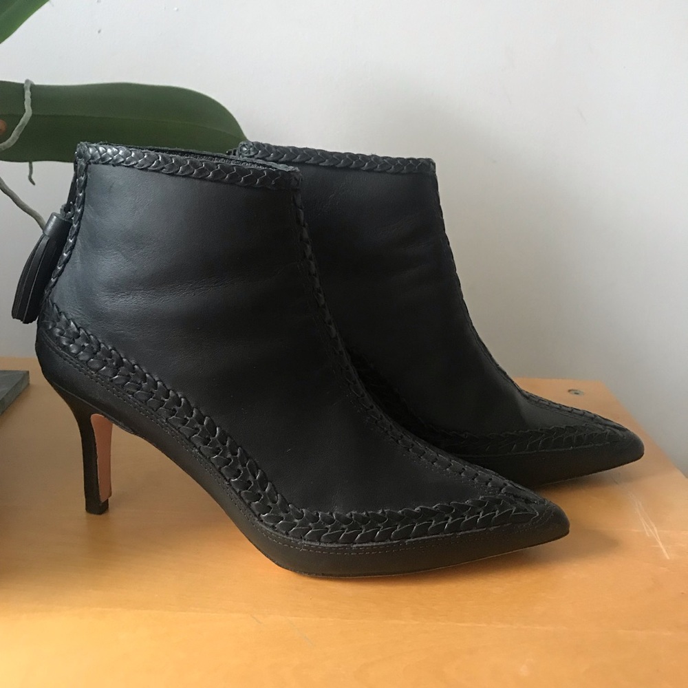 Ulla Johnson - Black leather bootie -size 37